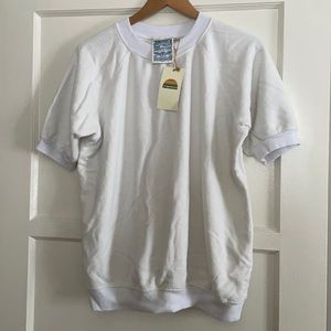 JUNGMAVEN short sleeve fleece raglan optic white